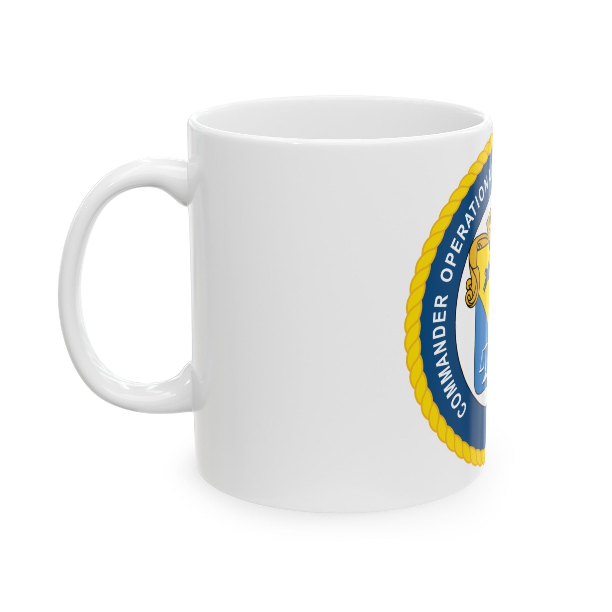 COTEF Commander Operational Test and Evaluation Force (U.S. Navy) White Coffee Mug-The Sticker Space