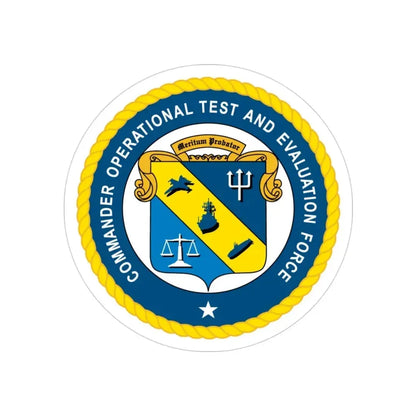 COTEF Commander Operational Test and Evaluation Force (U.S. Navy) Transparent STICKER Die-Cut Vinyl Decal - The Sticker Space