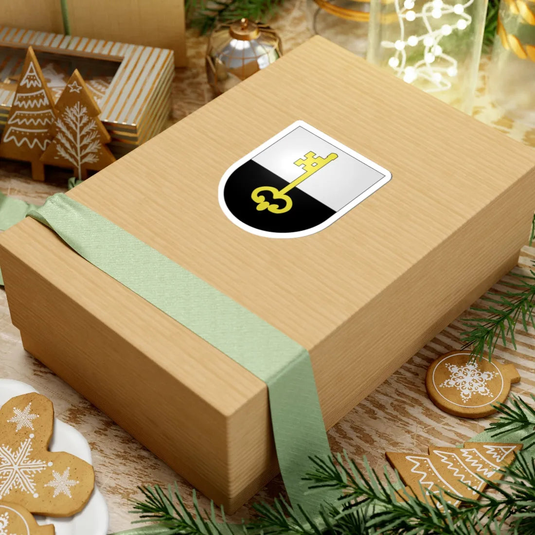 Cottens-coat of arms (Switzerland) (Coat of Arms) STICKER Vinyl Kiss-Cut Decal - The Sticker Space