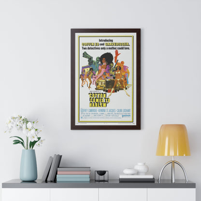 COTTON COMES TO HARLEM 1970 - Framed Movie Poster-The Sticker Space