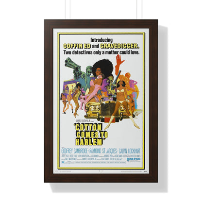 COTTON COMES TO HARLEM 1970 - Framed Movie Poster-16″ x 24″-The Sticker Space