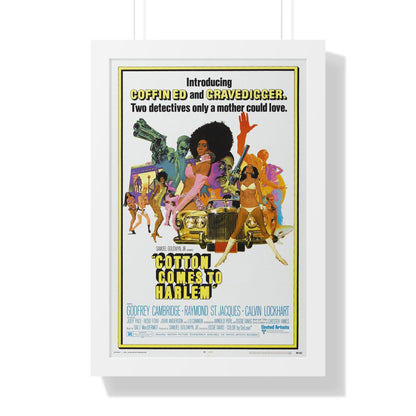 COTTON COMES TO HARLEM 1970 - Framed Movie Poster-16″ x 24″-The Sticker Space