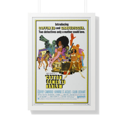 COTTON COMES TO HARLEM 1970 - Framed Movie Poster-20" x 30"-The Sticker Space