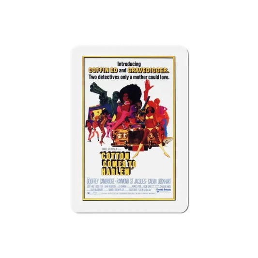 Cotton Comes to Harlem 1970 Movie Poster Refrigerator Magnet 2 Inch - The Sticker Space