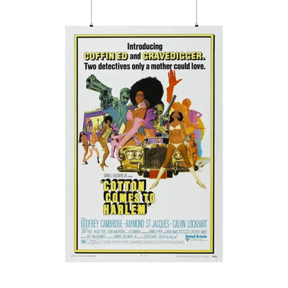 COTTON COMES TO HARLEM 1970 - Paper Movie Poster 36" x 54" Matte - The Sticker Space
