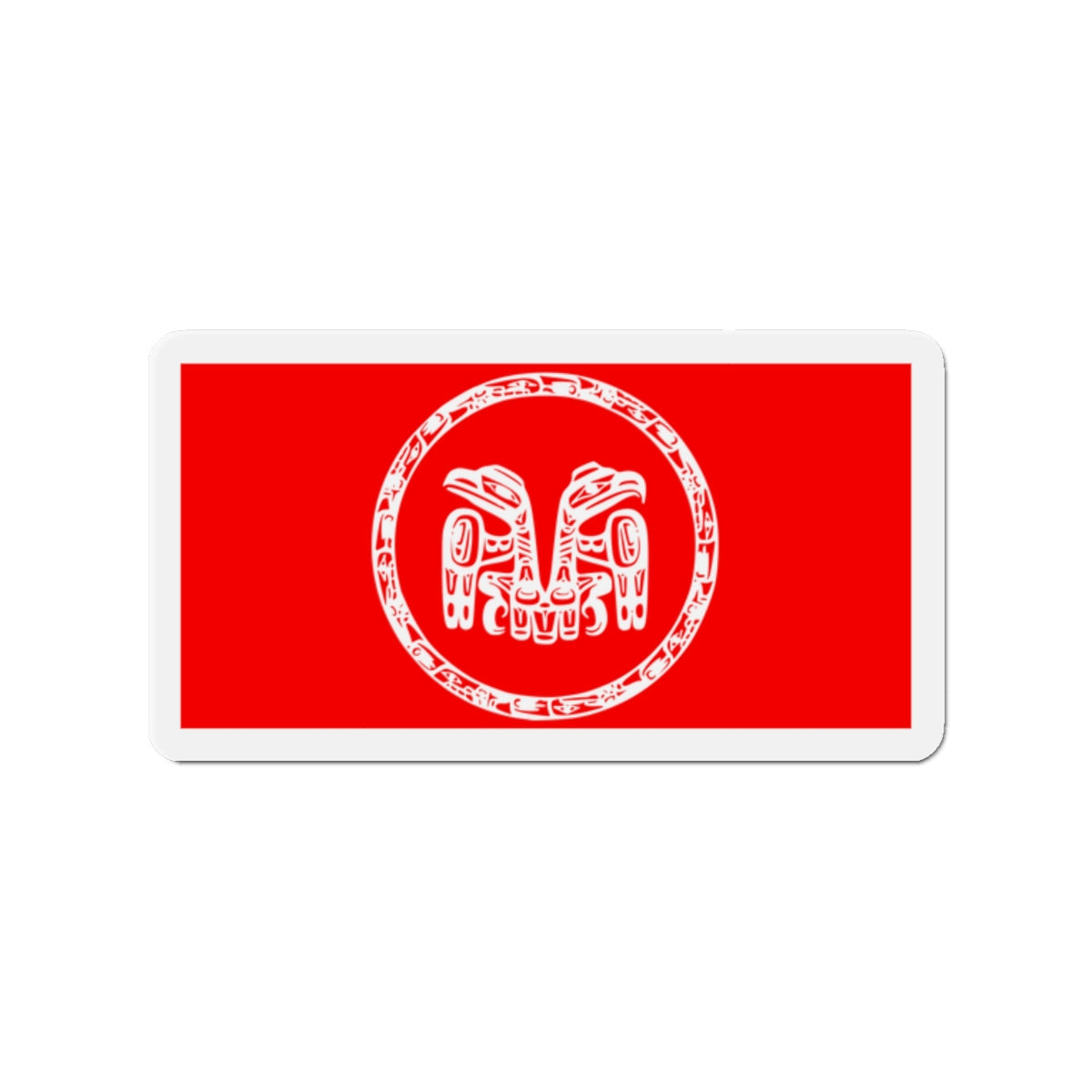 Council of the Haida Nation Flag - Die-Cut Magnet-2" x 2"-The Sticker Space