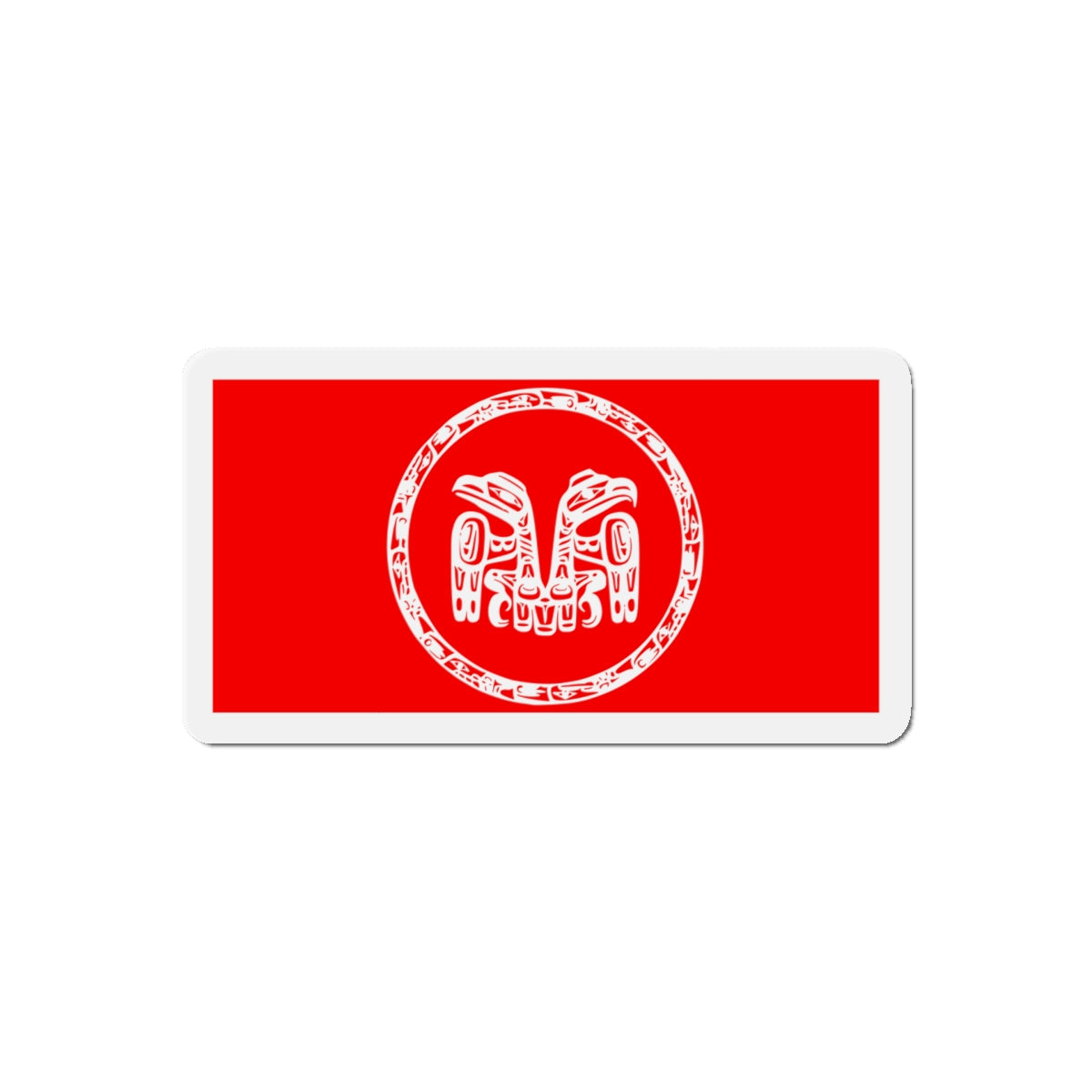 Council of the Haida Nation Flag - Die-Cut Magnet-5" x 5"-The Sticker Space