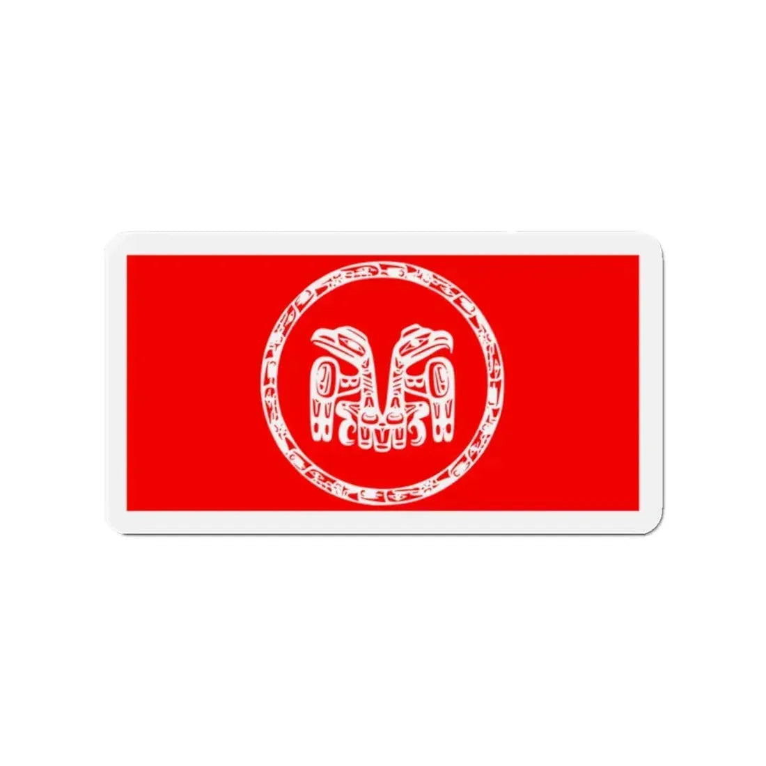 Council of the Haida Nation Flag - Refrigerator Magnet 2 Inch - The Sticker Space