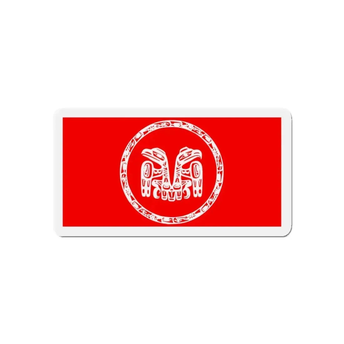 Council of the Haida Nation Flag - Refrigerator Magnet 3 Inch - The Sticker Space