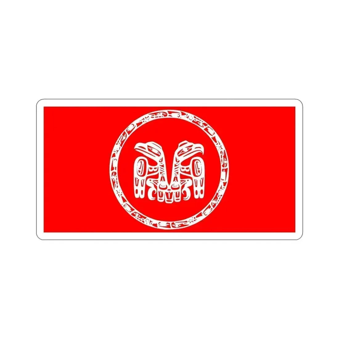Council of the Haida Nation Flag STICKER Vinyl Die-Cut Decal 6 Inch - The Sticker Space