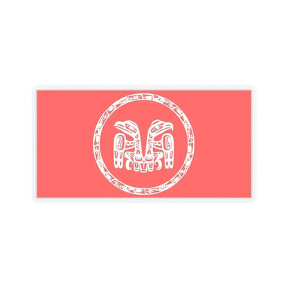 Council of the Haida Nation Flag - STICKER Vinyl Kiss-Cut Decal 6 Inch Transparent - The Sticker Space