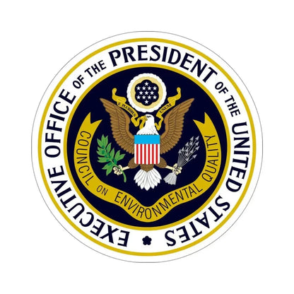 Council on Environmental Quality STICKER Vinyl Die-Cut Decal - The Sticker Space
