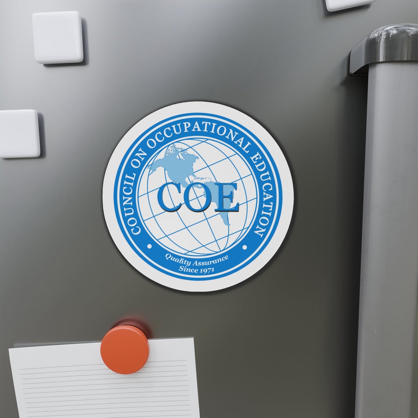 Council on Occupational Education (U.S. Navy) Die-Cut Magnet-The Sticker Space