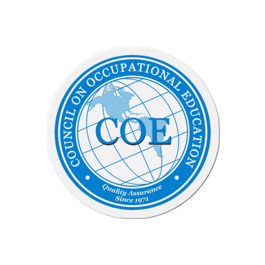 Council on Occupational Education (U.S. Navy) Die-Cut Magnet-The Sticker Space