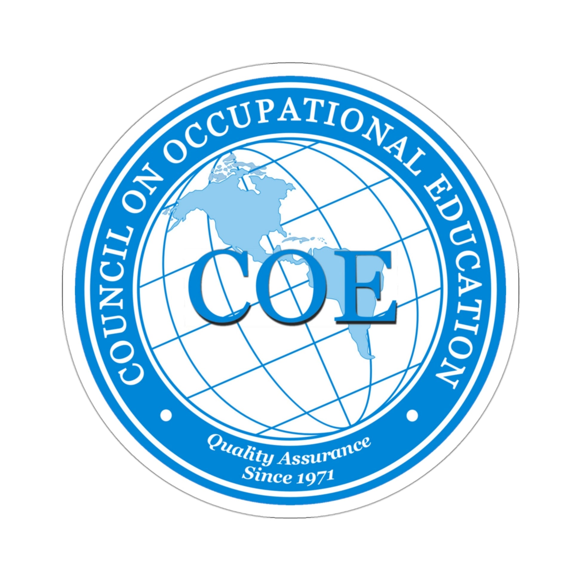 Council on Occupational Education (U.S. Navy) STICKER Vinyl Die-Cut Decal-3 Inch-The Sticker Space
