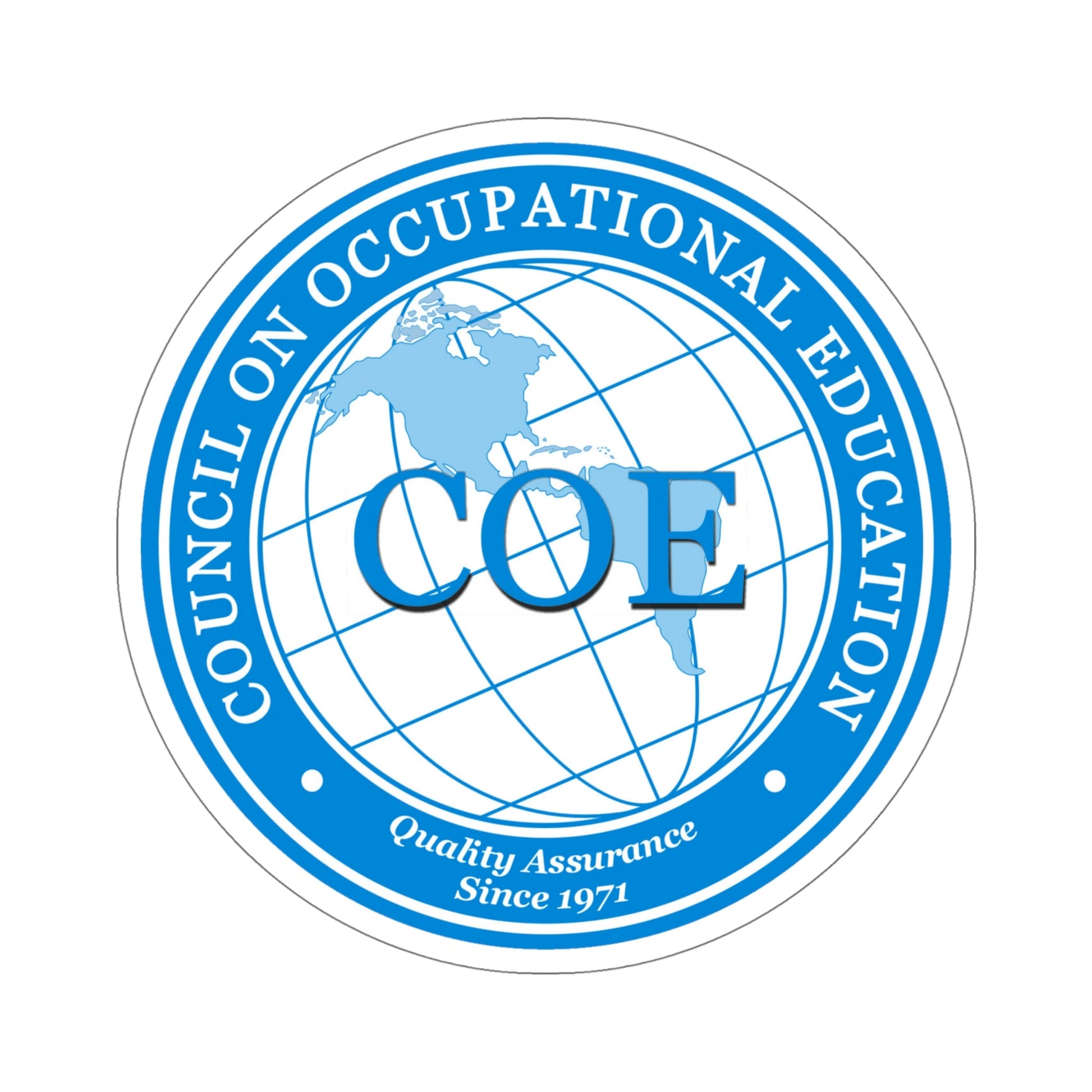 Council on Occupational Education (U.S. Navy) STICKER Vinyl Die-Cut Decal-6 Inch-The Sticker Space