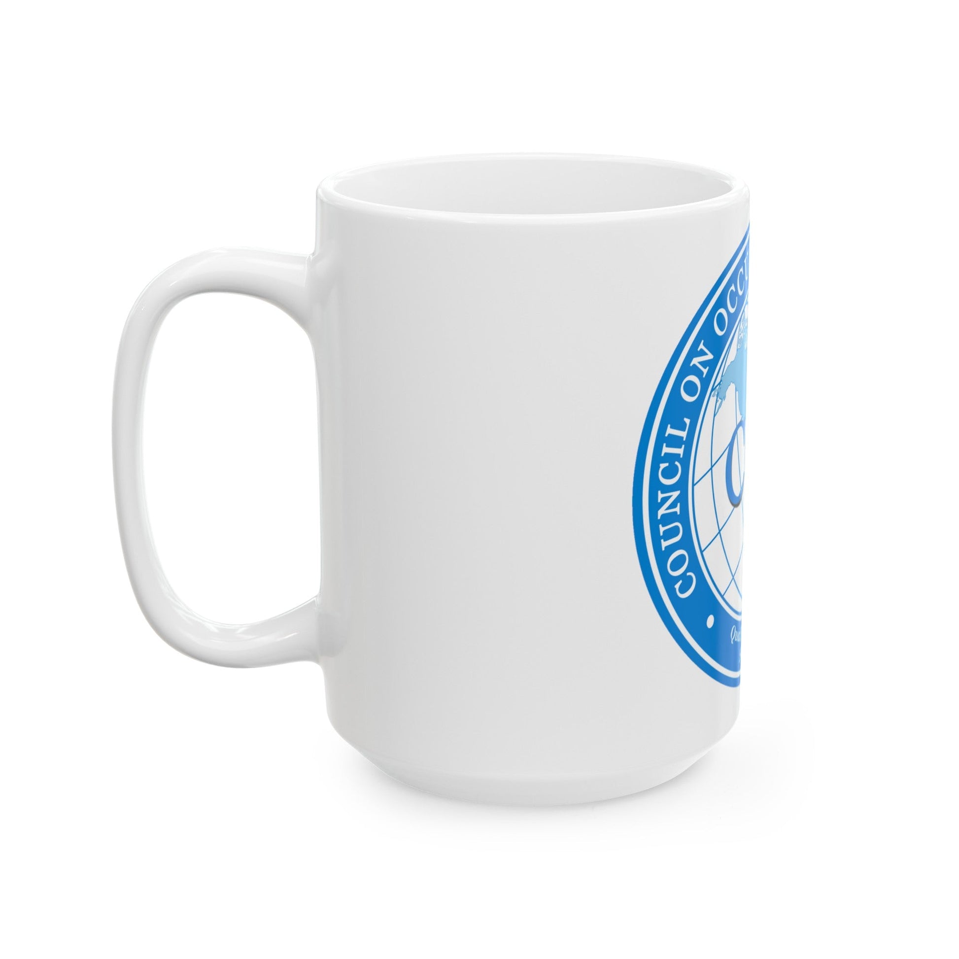 Council on Occupational Education (U.S. Navy) White Coffee Mug-The Sticker Space