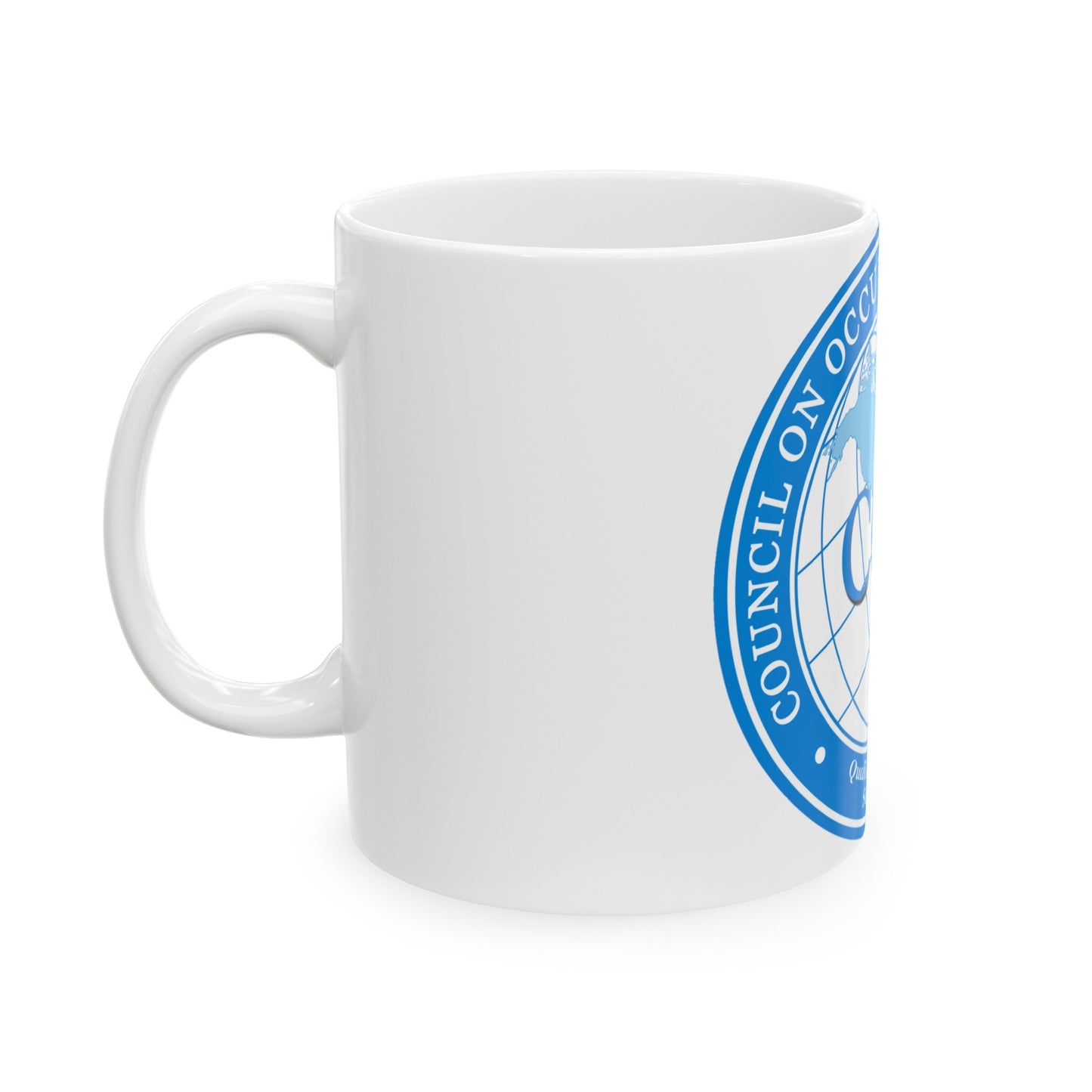 Council on Occupational Education (U.S. Navy) White Coffee Mug-The Sticker Space