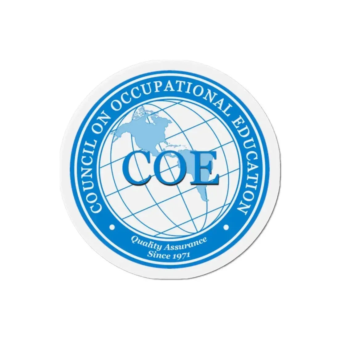 Council on Occupational Education (U.S. Navy) Refrigerator Magnet 2 Inch - The Sticker Space