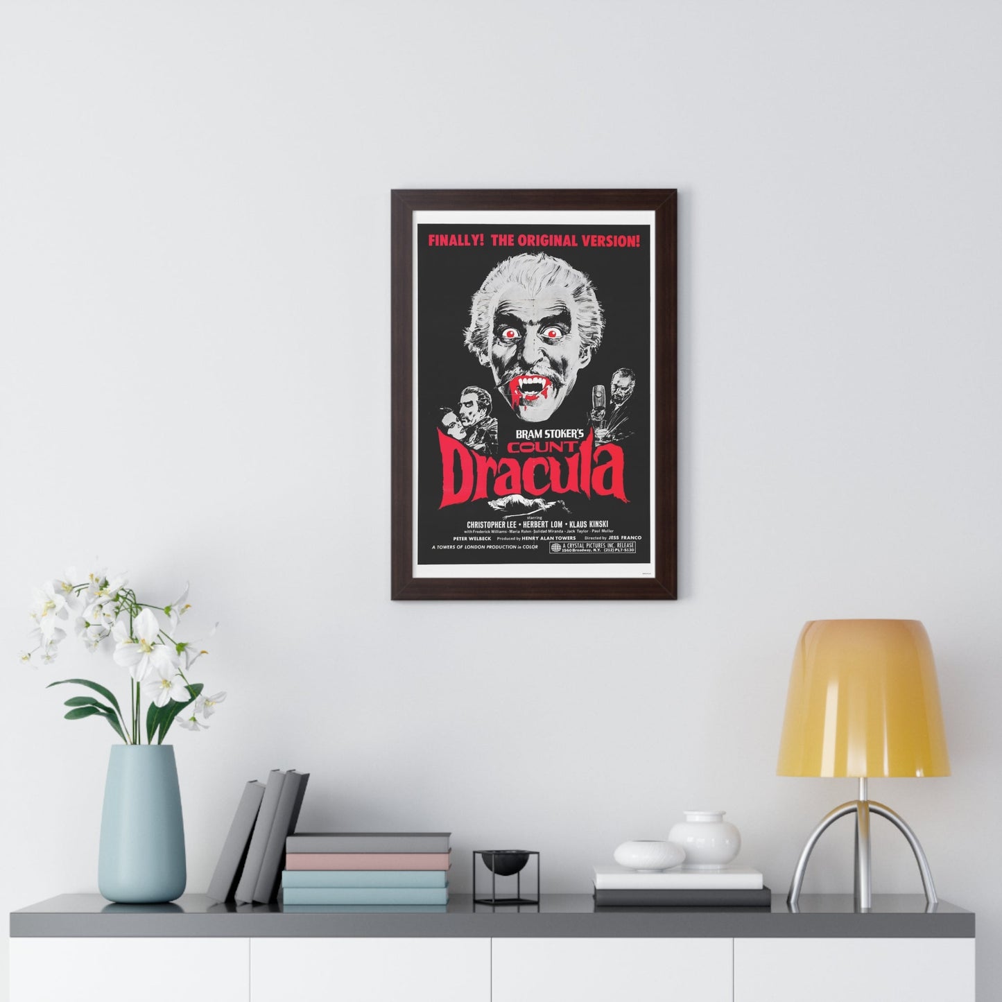 COUNT DRACULA 1970 - Framed Movie Poster-The Sticker Space