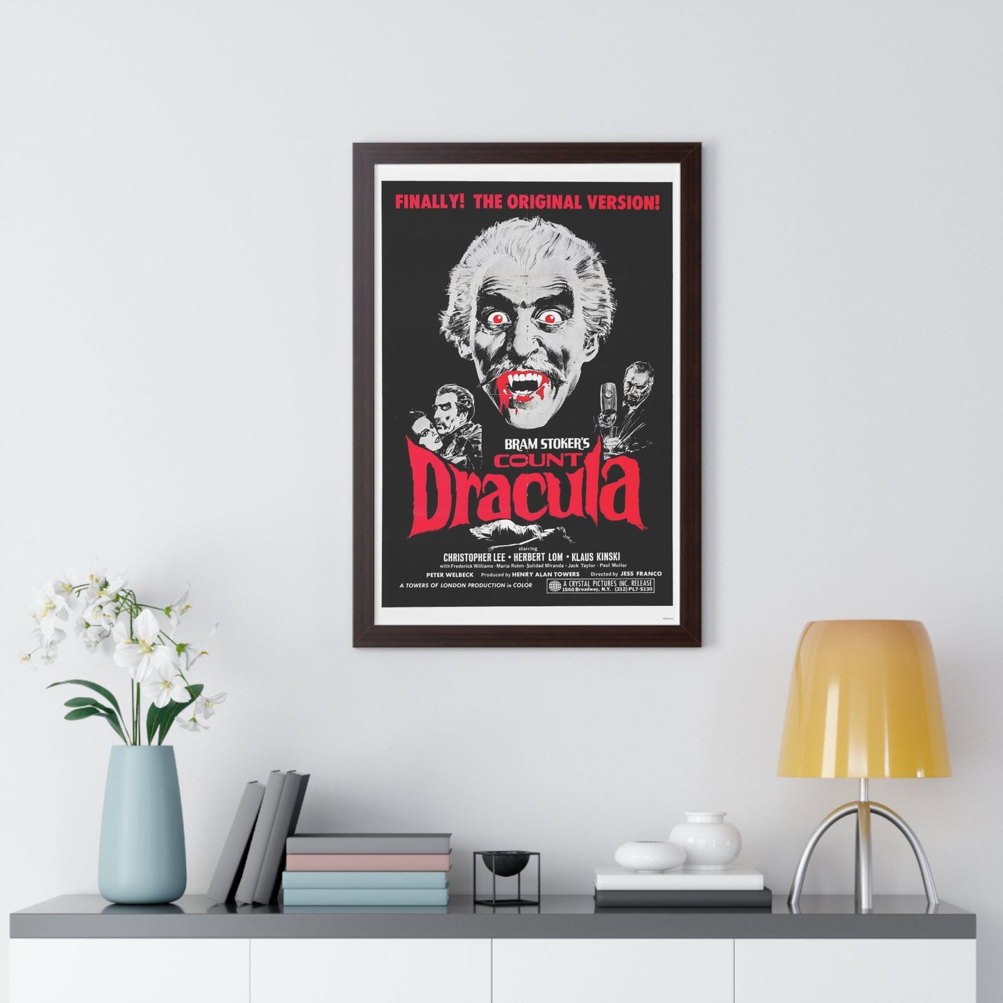 COUNT DRACULA 1970 - Framed Movie Poster-The Sticker Space