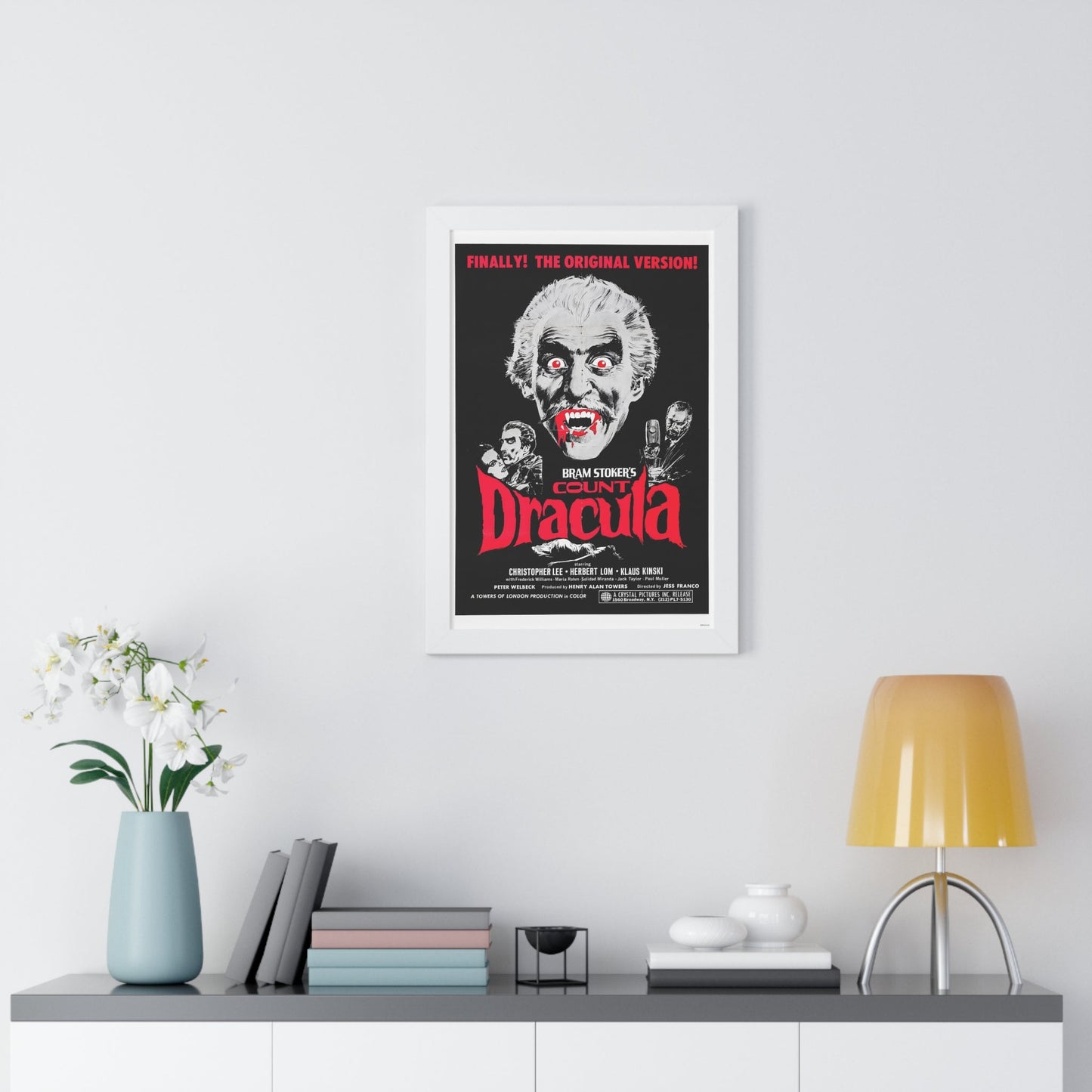 COUNT DRACULA 1970 - Framed Movie Poster-The Sticker Space