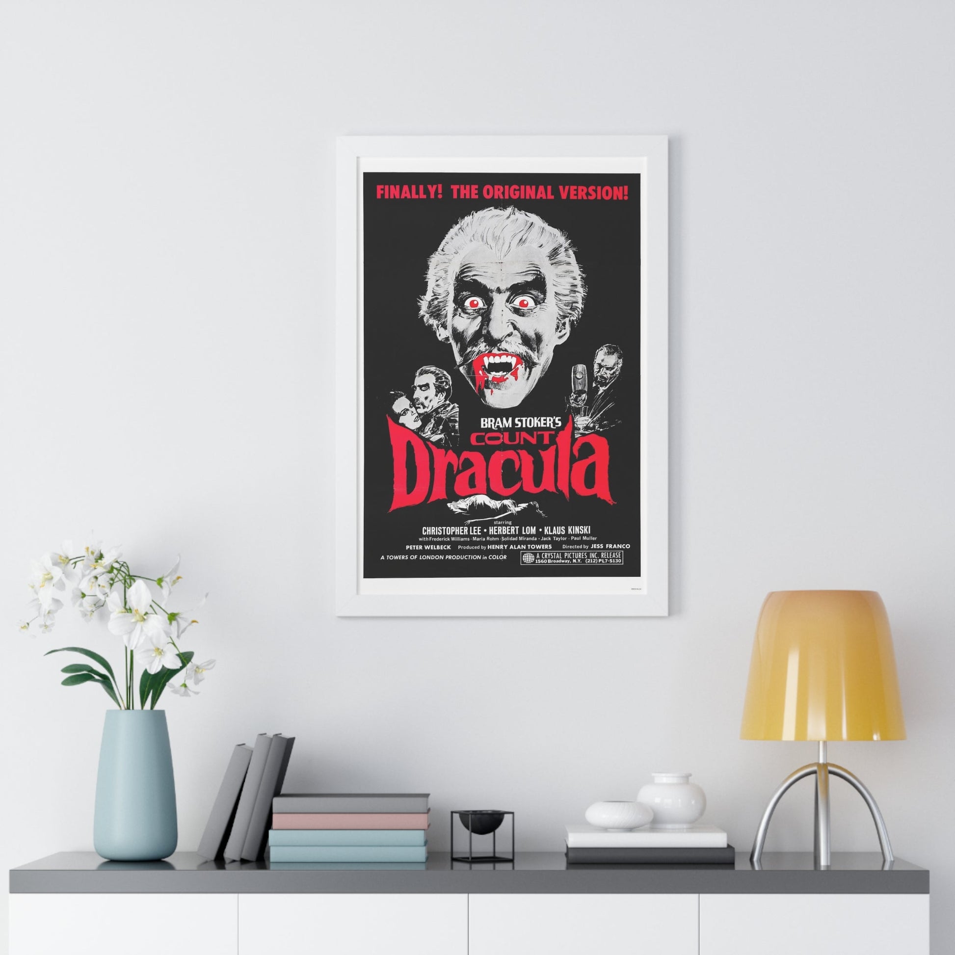 COUNT DRACULA 1970 - Framed Movie Poster-The Sticker Space