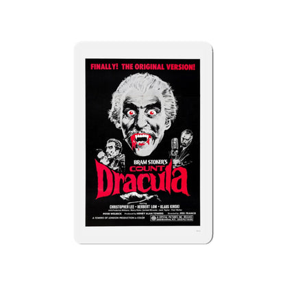 COUNT DRACULA 1970 Movie Poster - Die-Cut Magnet-5" x 5"-The Sticker Space