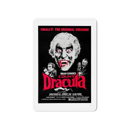 COUNT DRACULA 1970 Movie Poster - Refrigerator Magnet 4 Inch - The Sticker Space