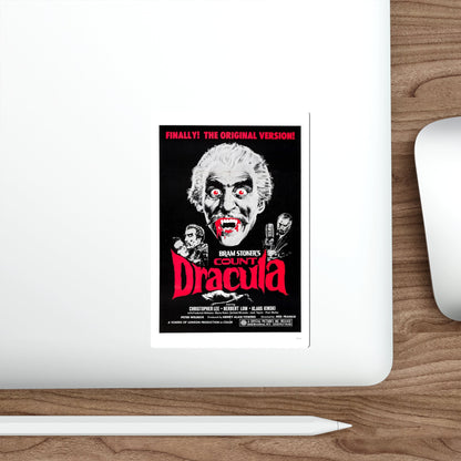 COUNT DRACULA 1970 Movie Poster STICKER Vinyl Die-Cut Decal-The Sticker Space