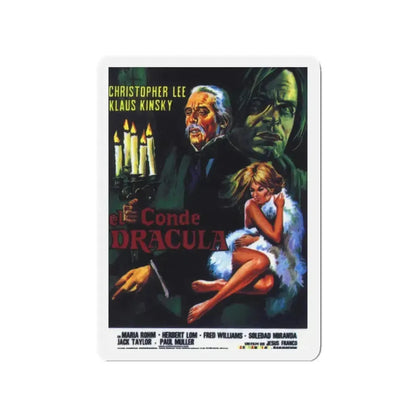 COUNT DRACULA (2) 1970 Movie Poster - Refrigerator Magnet 2 Inch - The Sticker Space