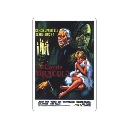 COUNT DRACULA (2) 1970 Movie Poster STICKER Vinyl Die-Cut Decal 5 Inch - The Sticker Space