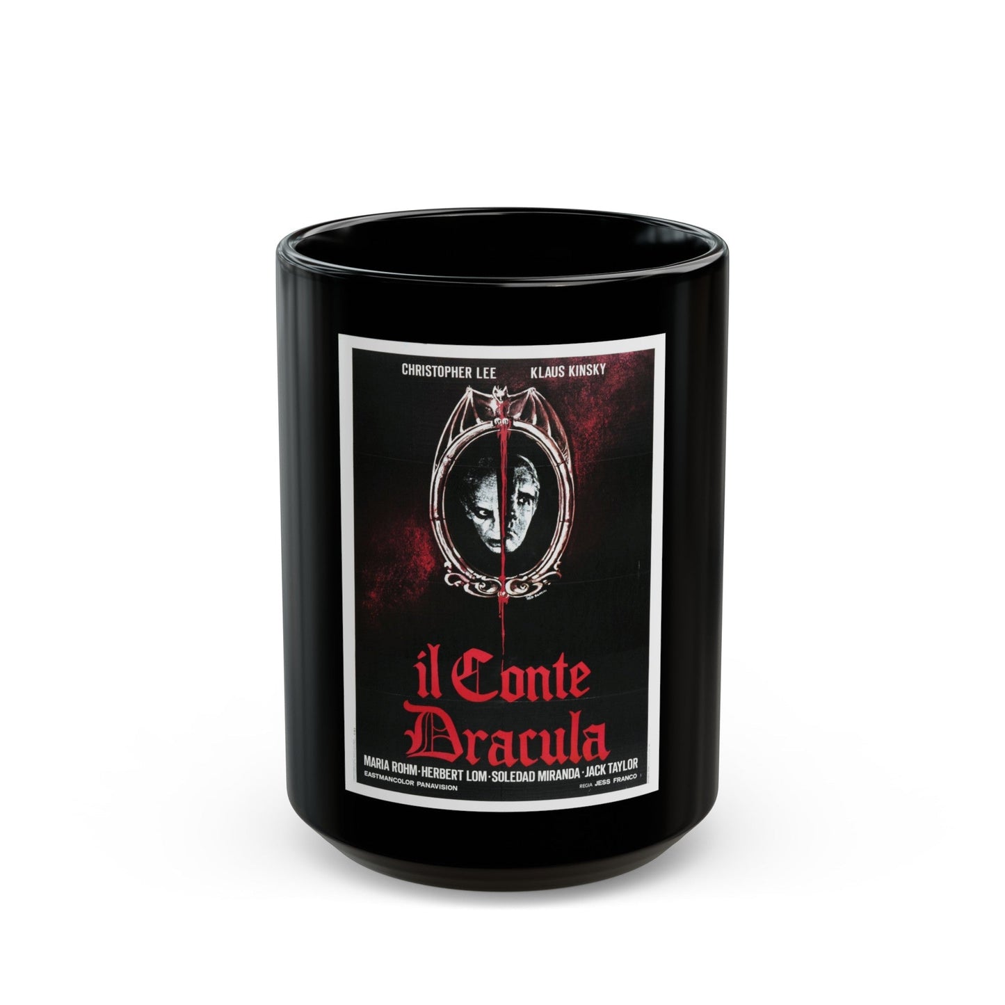 COUNT DRACULA (3) 1970 Movie Poster - Black Coffee Mug-15oz-The Sticker Space