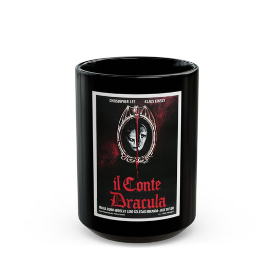 COUNT DRACULA (3) 1970 Movie Poster - Black Coffee Mug-15oz-The Sticker Space