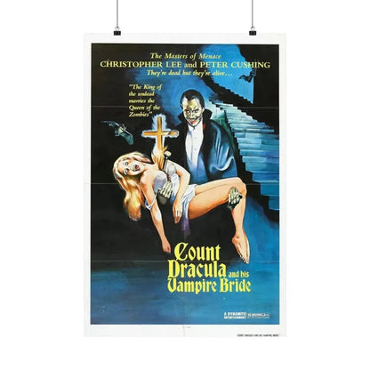 COUNT DRACULA AND HIS VAMPIRE BRIDE 1973 - Paper Movie Poster 20″ x 30″ Matte - The Sticker Space