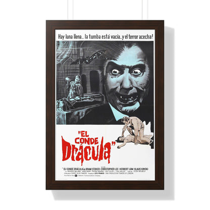 COUNT DRACULA (FRANCO) 1970 - Framed Movie Poster-16″ x 24″-The Sticker Space