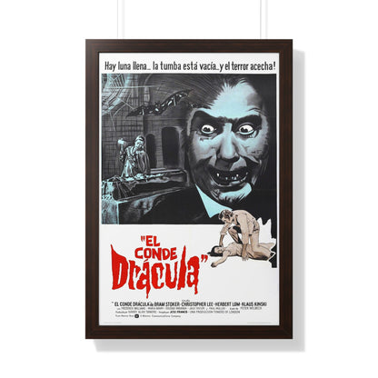 COUNT DRACULA (FRANCO) 1970 - Framed Movie Poster-20" x 30"-The Sticker Space