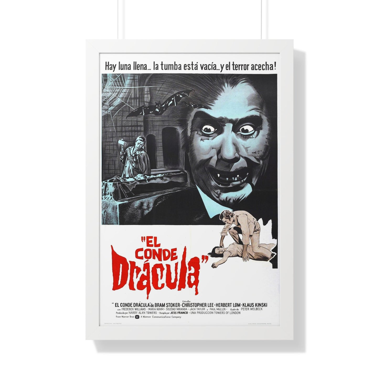 COUNT DRACULA (FRANCO) 1970 - Framed Movie Poster-20" x 30"-The Sticker Space