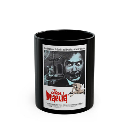 COUNT DRACULA (FRANCO) 1970 Movie Poster - Black Coffee Mug-11oz-The Sticker Space