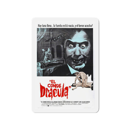 COUNT DRACULA (FRANCO) 1970 Movie Poster - Die-Cut Magnet-3" x 3"-The Sticker Space