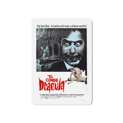 COUNT DRACULA (FRANCO) 1970 Movie Poster - Die-Cut Magnet-6 × 6"-The Sticker Space