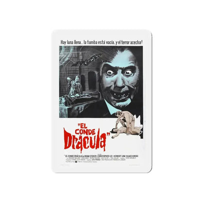 COUNT DRACULA (FRANCO) 1970 Movie Poster - Refrigerator Magnet 5 Inch - The Sticker Space