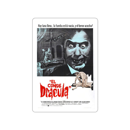 COUNT DRACULA (FRANCO) 1970 Movie Poster STICKER Vinyl Die-Cut Decal-2 Inch-The Sticker Space