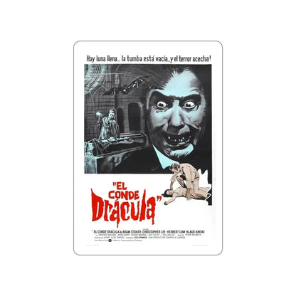 COUNT DRACULA (FRANCO) 1970 Movie Poster STICKER Vinyl Die-Cut Decal 3 Inch - The Sticker Space