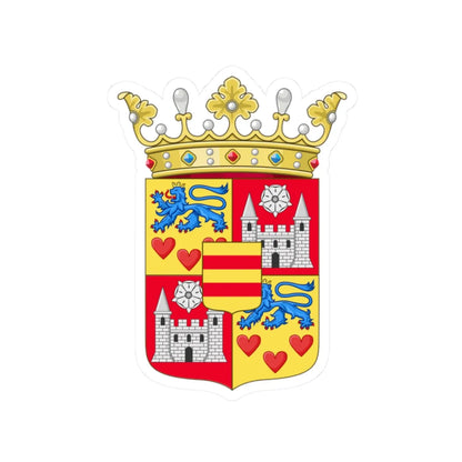 Count of Rosenborg (Denmark) (Coat of Arms) STICKER Vinyl Kiss-Cut Decal 2 Inch White - The Sticker Space
