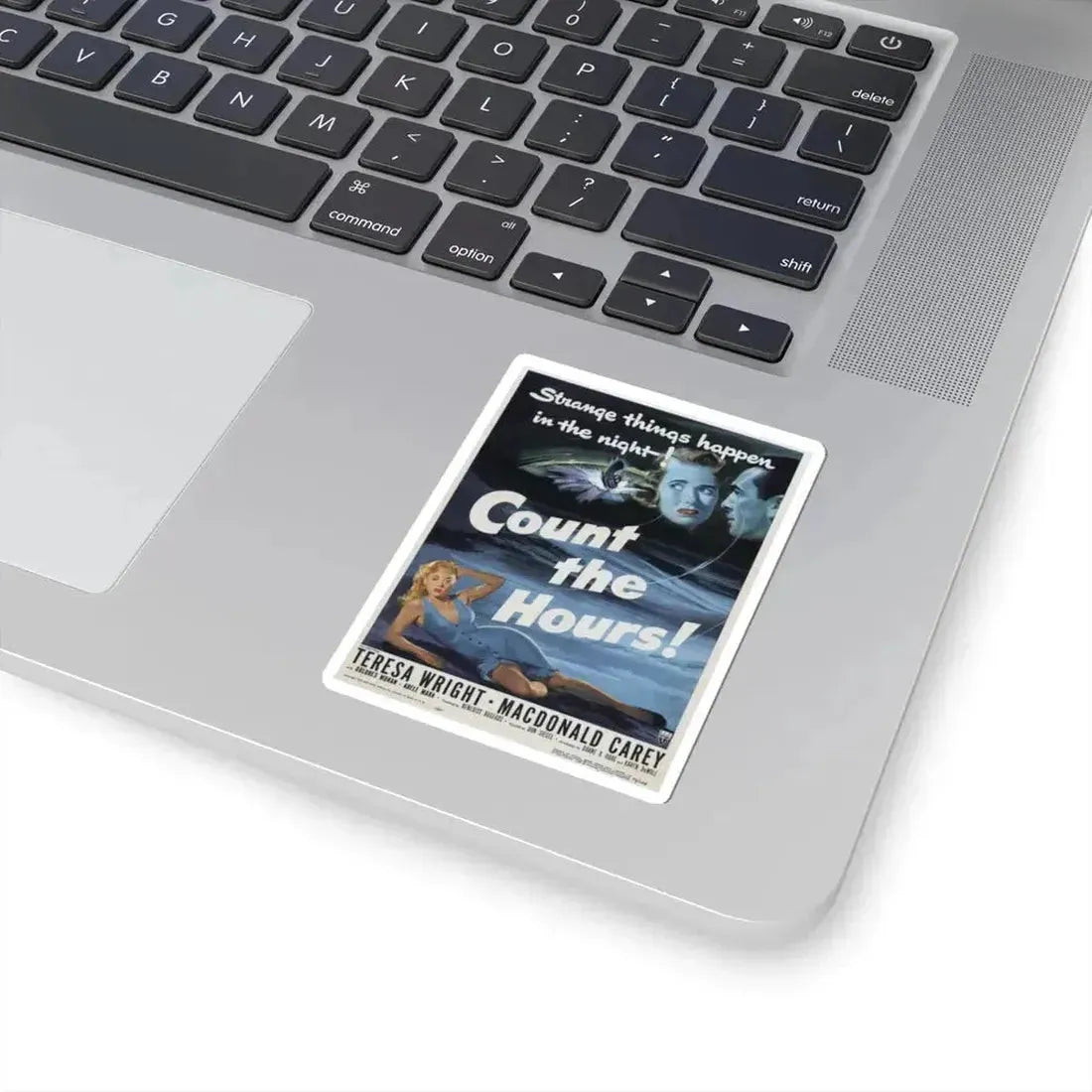 Count the Hours 1953 Movie Poster - STICKER Vinyl Kiss-Cut Decal - The Sticker Space