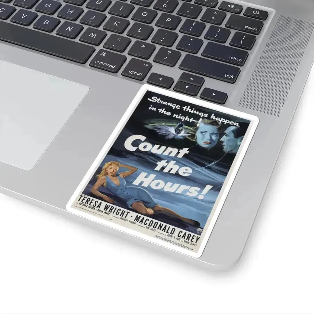 Count the Hours 1953 Movie Poster - STICKER Vinyl Kiss-Cut Decal - The Sticker Space