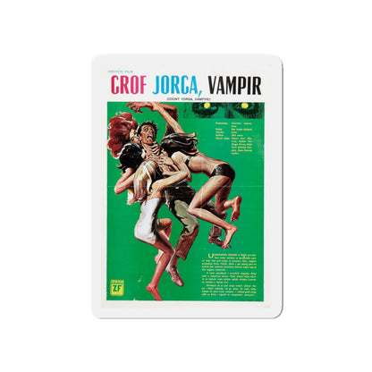 COUNT YORGA, VAMPIRE 1970 Movie Poster - Die-Cut Magnet-5" x 5"-The Sticker Space