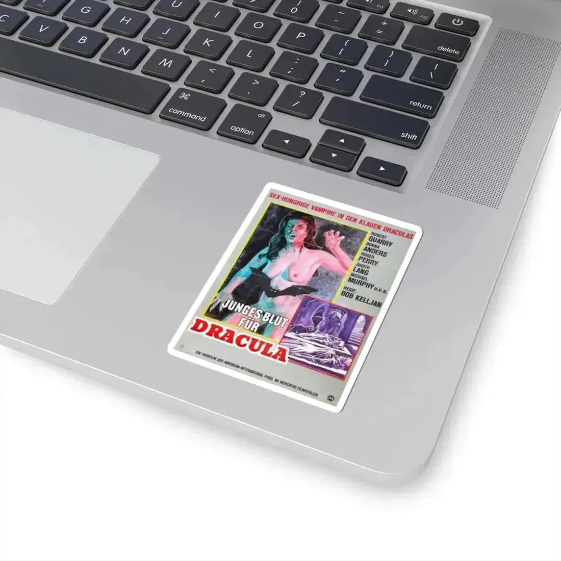 COUNT YORGA, VAMPIRE (GERMAN) 1970 Movie Poster - STICKER Vinyl Kiss-Cut Decal - The Sticker Space