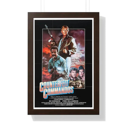 COUNTERFEIT COMMANDOS (THE INGLORIOUS BASTARDS) 1978 - Framed Movie Poster - The Sticker Space